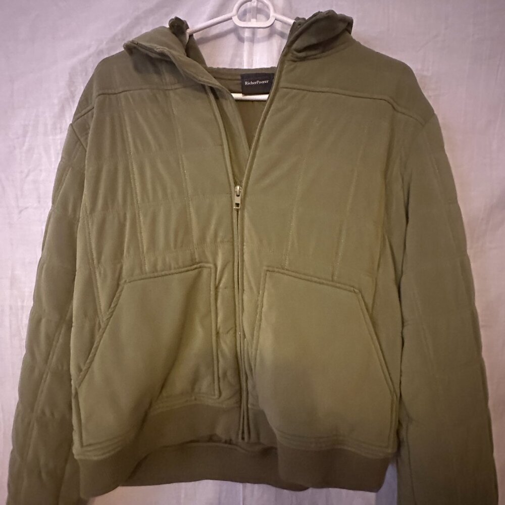 Richer Poorer Women's Quilted Modal Bomber Jacket
